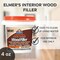 Elmers Carpenter's Color Change Wood Filler - Paintable Wood Putty for Repairs – Wood Grain Filler for Crafts and DIY Projects, Weatherproof and Durable – Includes 5 Pixiss Paste Spreaders
